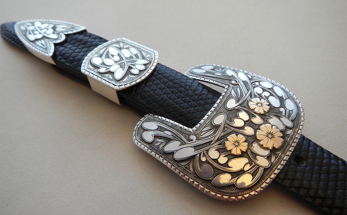Classic Rose Belt Buckles