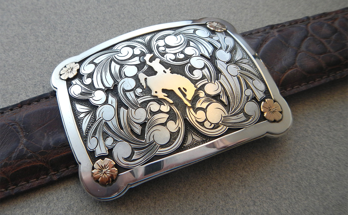 Cheyenne Series, Wyoming Cowboy buckle