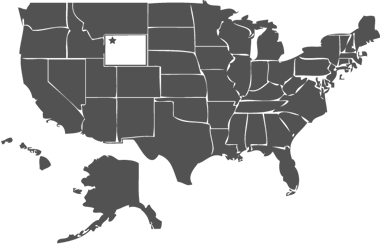 Edward Baird's Location. Cody, Wyoming, USA